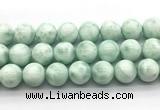 CAS307 15.5 inches 18mm round snowflake angelite gemstone beads