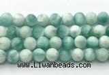 CAS314 15.5 inches 14mm round snowflake angelite gemstone beads