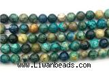 CAZ18 15.5 inches 10mm round azurite gemstone beads