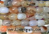 AGBS107 15 inches 13*18mm drum agate gemstone beads wholesale