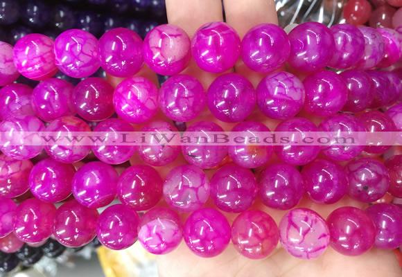 AGBS118 15 inches 14mm round agate gemstone beads wholesale