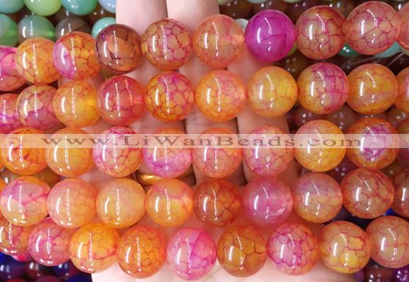 AGBS125 15 inches 14mm round agate gemstone beads wholesale