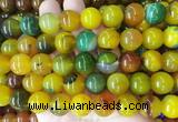 AGBS127 15 inches 14mm round agate gemstone beads wholesale