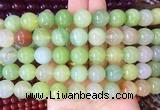 AGBS129 15 inches 14mm round agate gemstone beads wholesale