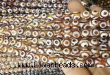 AGBS179 15 inches 6mm round tibetan dzi agate beads wholesale