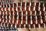 AGBS188 15 inches 8mm round tibetan dzi agate beads wholesale