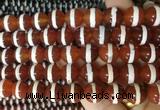 AGBS190 15 inches 12mm round tibetan dzi agate beads wholesale