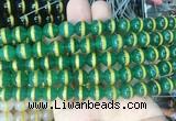 AGBS224 15 inches 10mm round tibetan dzi agate gemstone beads