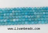 AGBS80 15 inches 6mm round blue fire agate beads wholesale