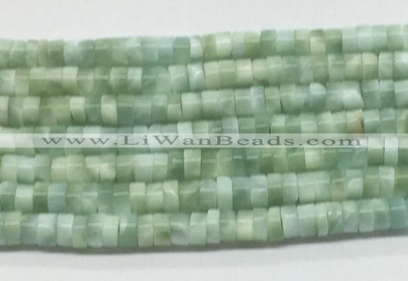 ASBS01 15 inches 2*4mm heishi peacock angelite gemstone beads