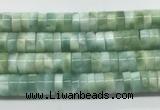 ASBS03 15 inches 3*8mm heishi peacock angelite gemstone beads