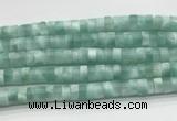 ASBS06 15 inches 3*6mm heishi peacock angelite gemstone beads