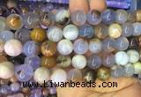 BCBS04 15 inches 12mm round blue chalcedony beads wholesale