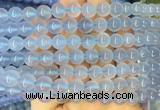 BCBS16 15 inches 8mm round blue chalcedony beads wholesale