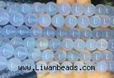 BCBS17 15 inches 10mm round blue chalcedony beads wholesale