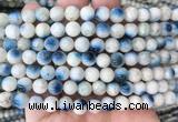 BIBS09 15 inches 8mm round blue ice glacierite stone beads wholesale