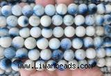 BIBS10 15 inches 10mm round blue ice glacierite stone beads wholesale