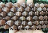 BLBS06 15 inches 10*11mm bell purple aventurine jade beads wholesale