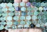 BLBS09 15 inches 10*11mm bell fluorite beads wholesale