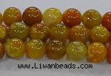 CAA1041 15.5 inches 6mm round dragon veins agate beads wholesale