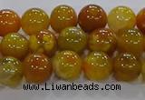 CAA1042 15.5 inches 8mm round dragon veins agate beads wholesale