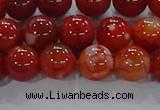 CAA1048 15.5 inches 10mm round dragon veins agate beads wholesale