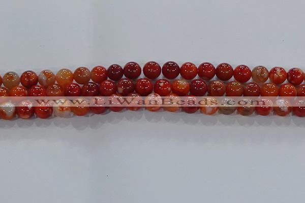 CAA1048 15.5 inches 10mm round dragon veins agate beads wholesale