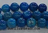 CAA1057 15.5 inches 8mm round dragon veins agate beads wholesale