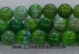 CAA1067 15.5 inches 8mm round dragon veins agate beads wholesale