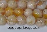 CAA1072 15.5 inches 8mm round sakura agate gemstone beads