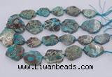 CAA1160 15.5 inches 20*25mm - 35*45mm freeform ocean agate beads