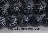 CAA1212 15.5 inches 10mm round frosted agate beads wholesale