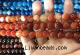 CAA1569 15.5 inches 10mm round banded agate beads wholesale