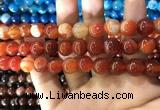 CAA1570 15.5 inches 12mm round banded agate beads wholesale