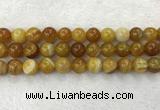 CAA1856 15.5 inches 16mm round banded agate gemstone beads