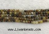 CAA1860 15.5 inches 4mm round banded agate gemstone beads