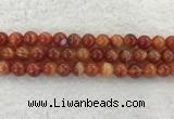 CAA1904 15.5 inches 12mm round banded agate gemstone beads