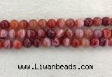 CAA1924 15.5 inches 12mm round banded agate gemstone beads