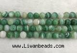 CAA2004 15.5 inches 12mm round banded agate gemstone beads