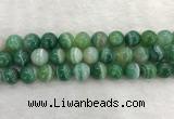 CAA2005 15.5 inches 14mm round banded agate gemstone beads