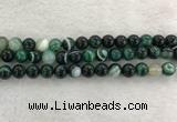 CAA2013 15.5 inches 10mm round banded agate gemstone beads