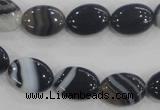 CAA210 15.5 inches 10*14mm oval madagascar agate beads