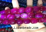 CAA2131 15.5 inches 13*18mm drum agate beads wholesale