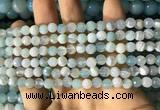 CAA2240 15.5 inches 6mm faceted round banded agate beads