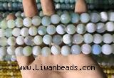 CAA2242 15.5 inches 10mm faceted round banded agate beads