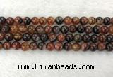 CAA2321 15.5 inches 10mm round banded agate gemstone beads