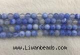 CAA2334 15.5 inches 10mm round banded agate gemstone beads