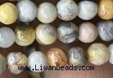 CAA2348 15.5 inches 4mm round crazy lace agate beads wholesale