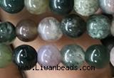 CAA2363 15.5 inches 4mm round Indian agate beads wholesale