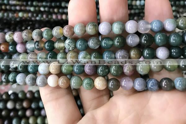 CAA2364 15.5 inches 6mm round Indian agate beads wholesale